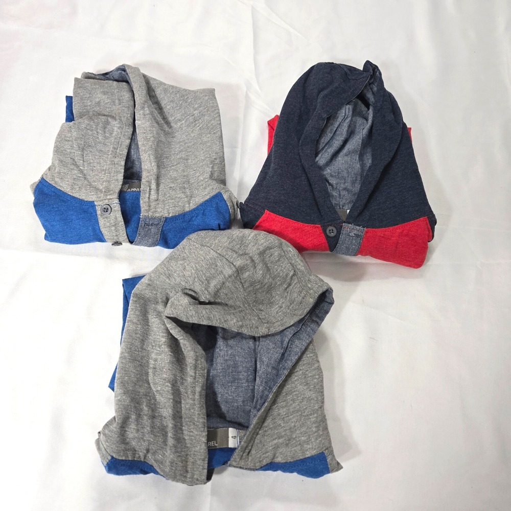 MTL Made To Live Hoodies Kids 2 are sz 5/6 & 1 is sz 4 Lot of 3 Short Sleeve NWT